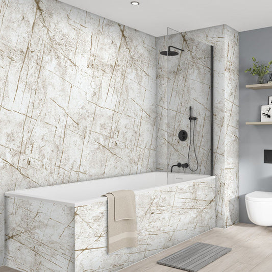 Wetwall Elite Bathroom Wall Panel Vienna White