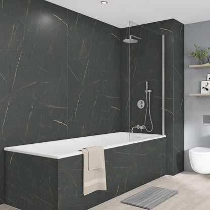 Wetwall Elite Bathroom Wall Panel Terrazzo Noir