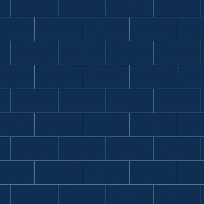 Wetwall Tile Composite Bathroom Wall Panel Navy