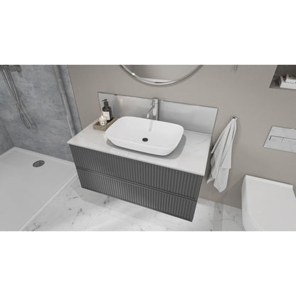 Wetwall Elite Compact Vanity Worktop Athena Marble 1500 x 425mm