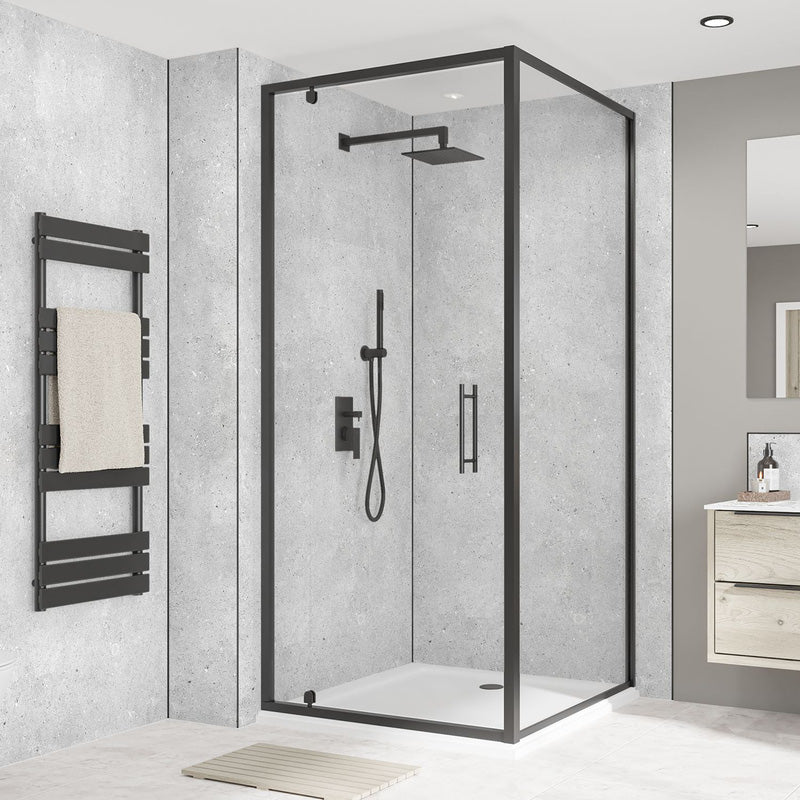 Wetwall Alloy Bathroom Wall Panel Fossil Stone