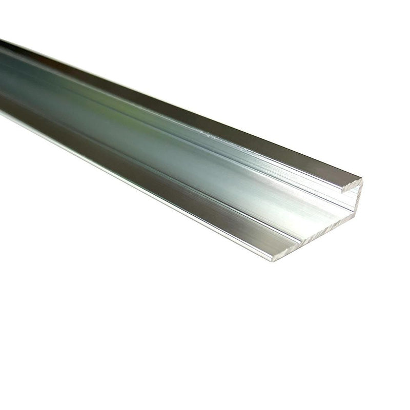Wetwall Alloy End Cap Trim Polished Silver 2440mm