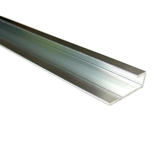 Wetwall Alloy End Cap Trim Polished Silver 2440mm