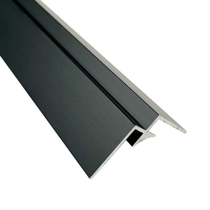 Wetwall Alloy Internal Corner Trim Matt Black