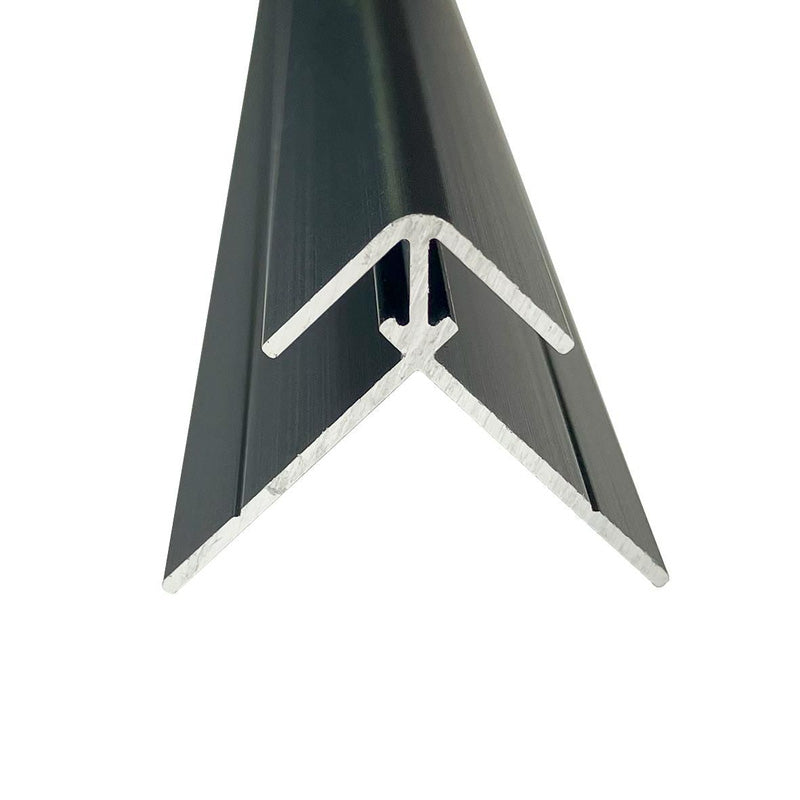Wetwall Alloy External Corner Trim Matt Black