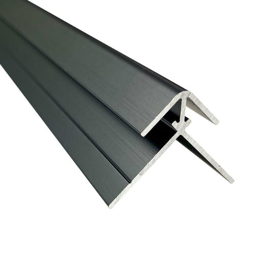 Wetwall Alloy External Corner Trim Matt Black
