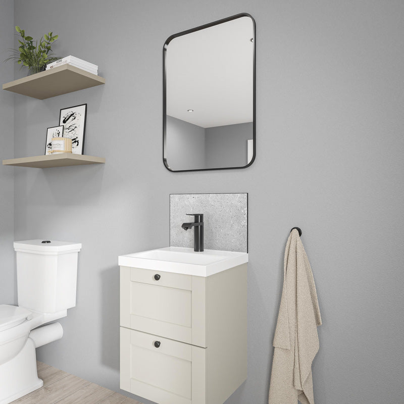 Wetwall Alloy Bathroom Wall Panel Fossil Stone