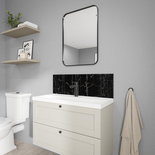 Wetwall Alloy Bathroom Wall Panel Nero Portoro