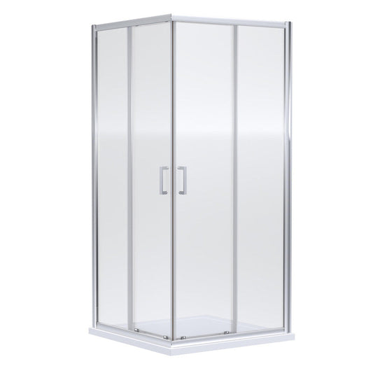 Nuie Rene Corner Entry Shower Enclosure 900mm x 900mm Chrome