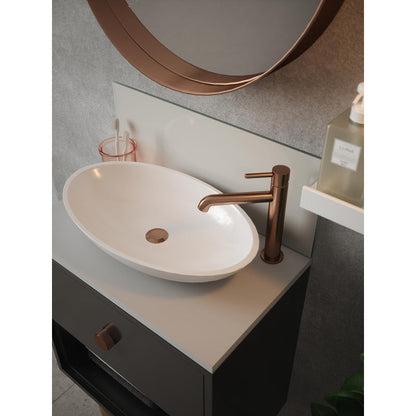 Splashback Silk Grey Glass Bathroom Splashback 250 x 500mm