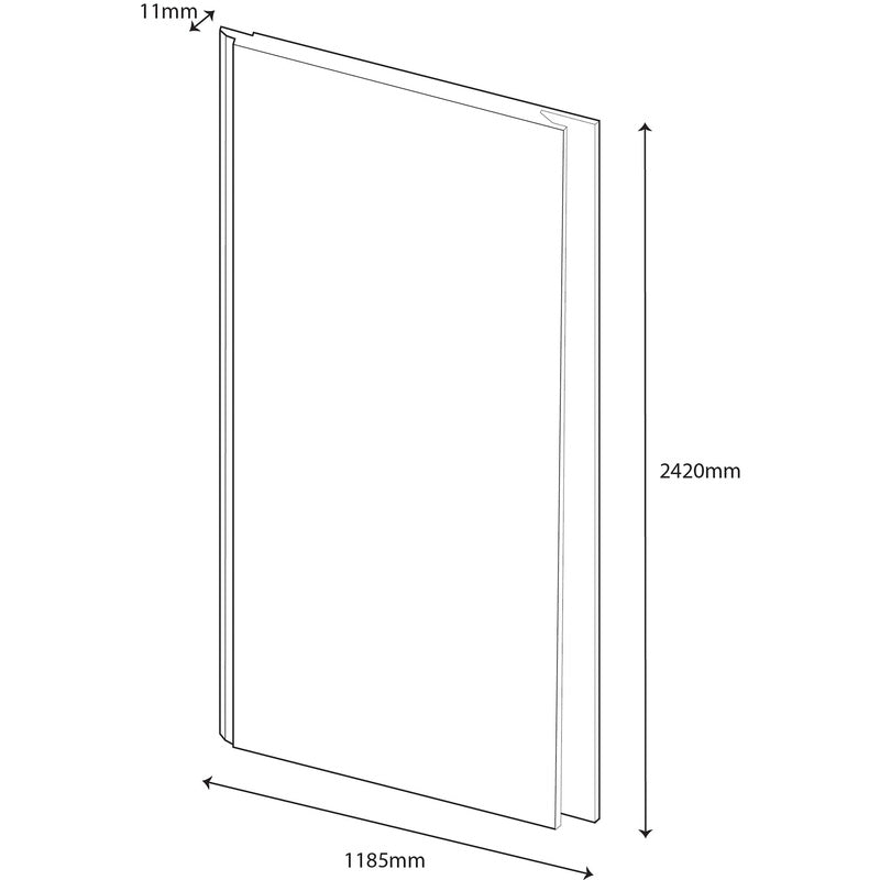 Wetwall Mermaid Bathroom Wall Panel Industrial Concrete