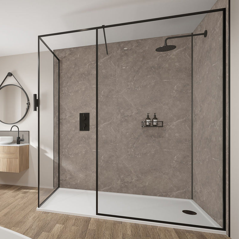 Wetwall Mermaid Bathroom Wall Panel Marmo Venezia