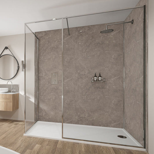 Wetwall Mermaid Bathroom Wall Panel Marmo Venezia