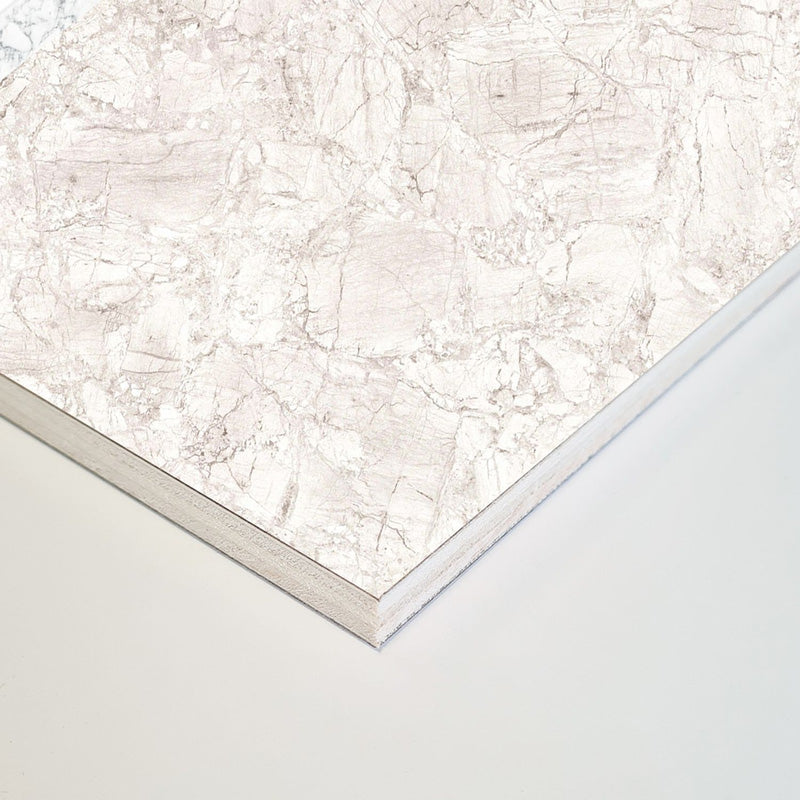 Wetwall Mermaid Bathroom Wall Panel Bianco Marble