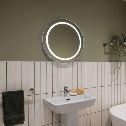 Sensio Lumino LED EVO+ Rechargeable Battery Mirror 600mm Round