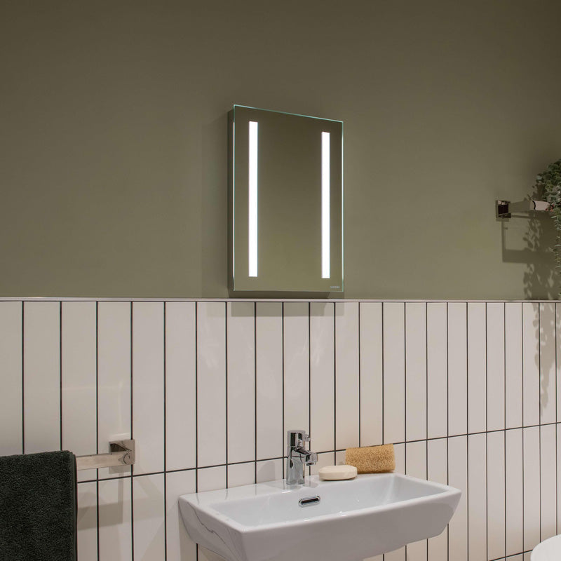 Sensio Lumino LED EVO+ Rechargeable Battery Mirror 390 x 400mm