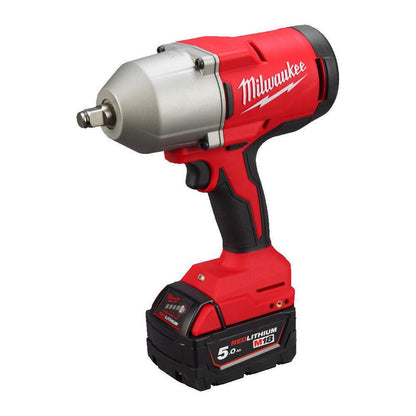 Milwaukee M18BLHIWF12-502X Brushless High Torque 1/2" Impact Wrench with Friction Ring 2 x 5.0Ah