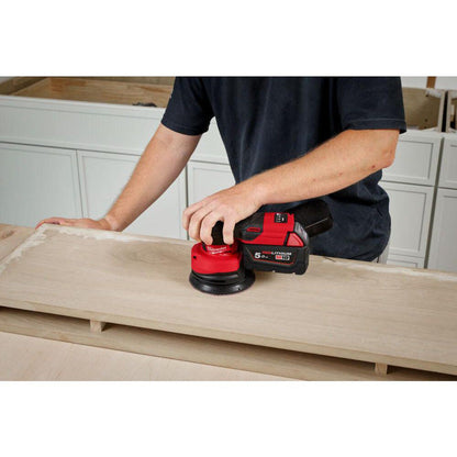 Milwaukee M18FROS125-502X FUEL™ 125mm Random Orbital Sander 2 x 5.0Ah
