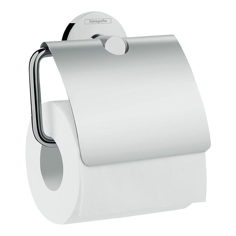 Hansgrohe Logis Universal Toilet Roll Holder with Cover Chrome