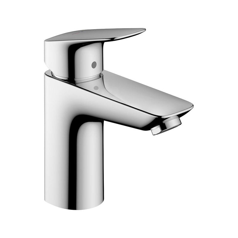 Hansgrohe Logis Basin Mixer Tap 100 Coolstart with Pop-up Waste Chrome