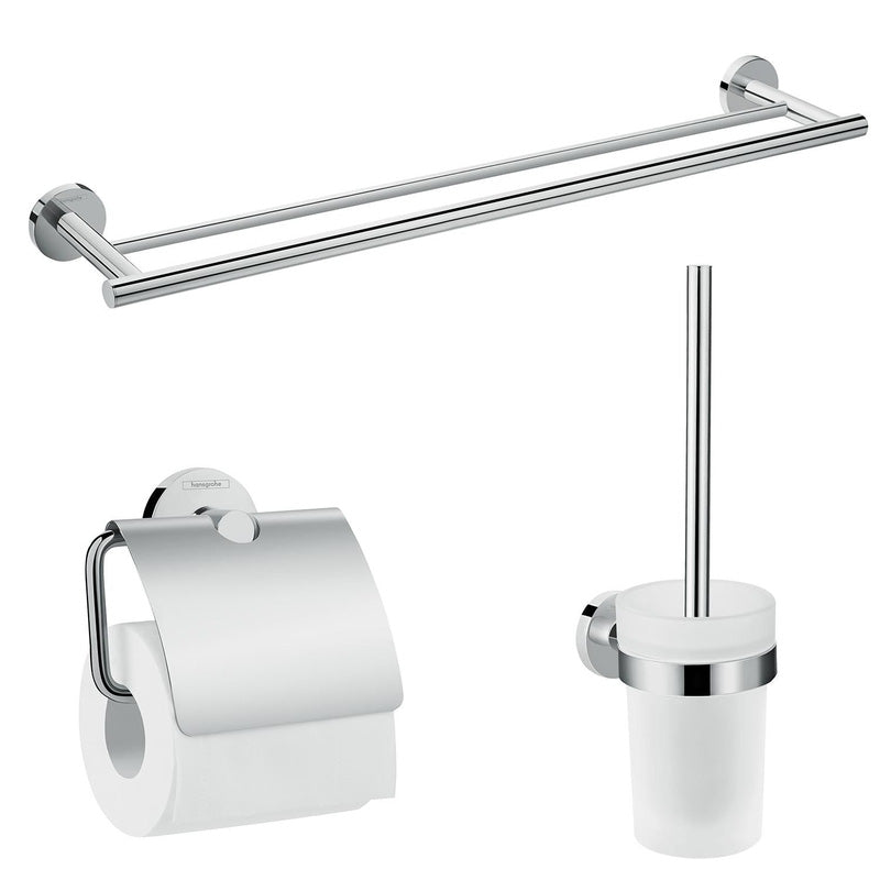 Hansgrohe Logis Universal Bath Accessory Set Chrome