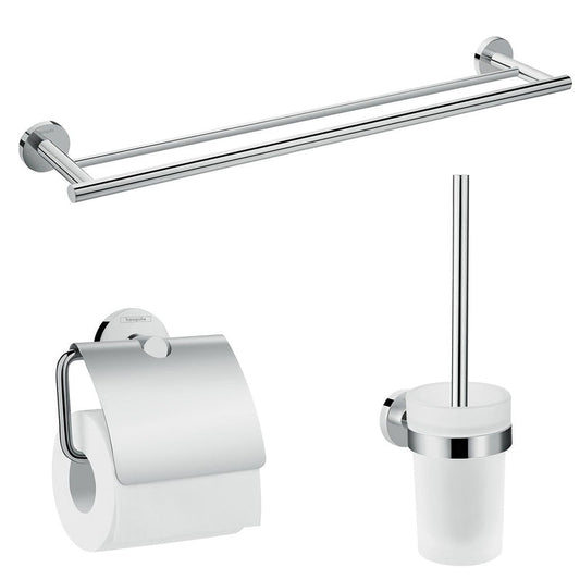 Hansgrohe Logis Universal Bath Accessory Set Chrome