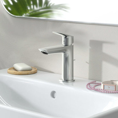 Hansgrohe Logis Basin Mixer Tap 110 Fine CoolStart with Pop-up Waste Chrome