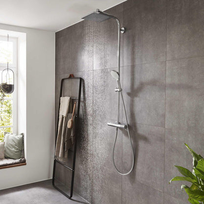 Hansgrohe Crometta E 240 EcoSmart Thermostatic Shower System Chrome