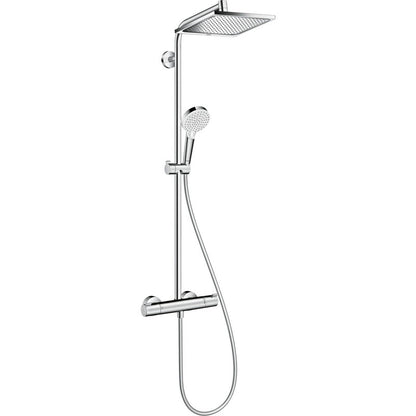 Hansgrohe Crometta E 240 EcoSmart Thermostatic Shower System Chrome
