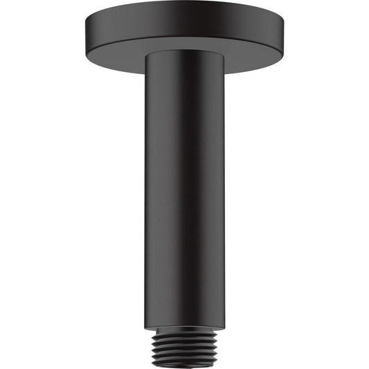 Hansgrohe Vernis Blend Ceiling Shower Connector 100mm Matt Black63