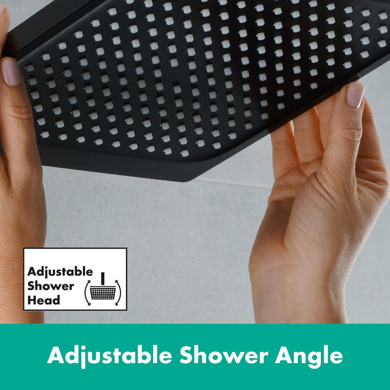 Hansgrohe Vernis Shape 230 EcoSmart Fixed Shower Head Matt Black