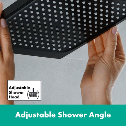 Hansgrohe Vernis Shape 230 EcoSmart Fixed Shower Head Matt Black