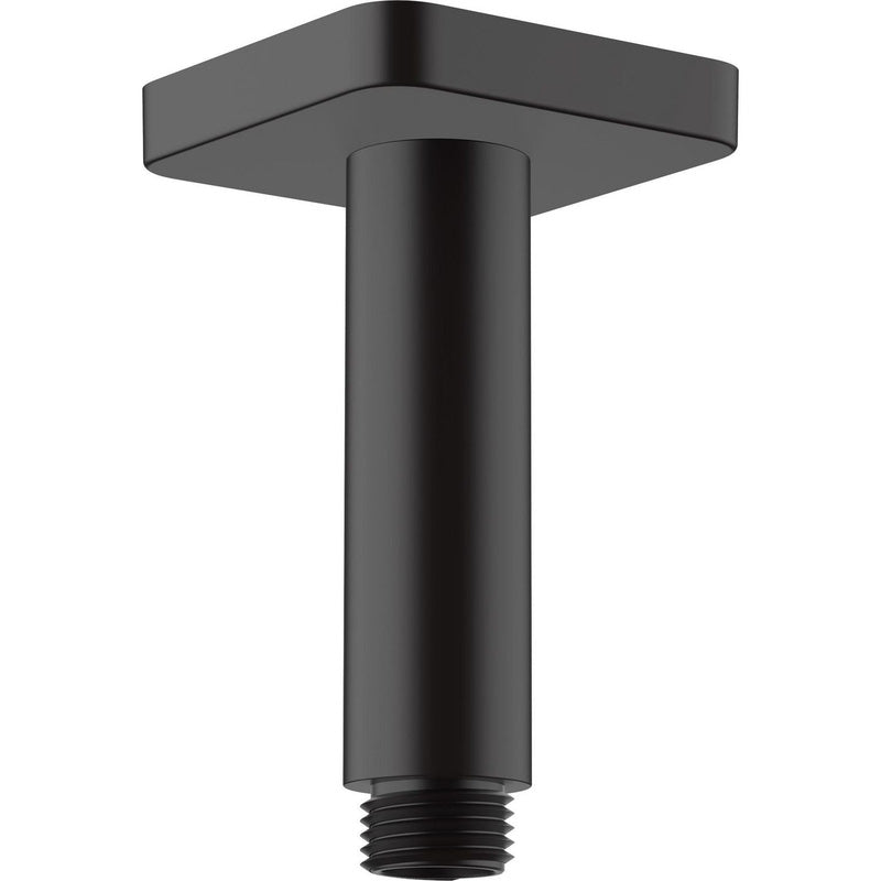 Hansgrohe Vernis Shape Ceiling Shower Connector 100mm Matt Black