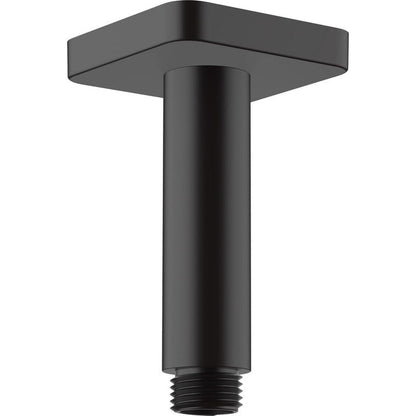 Hansgrohe Vernis Shape Ceiling Shower Connector 100mm Matt Black