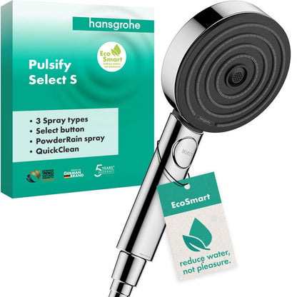 Hansgrohe Pulsify Select S Handheld Shower 105 Activation EcoSmart
