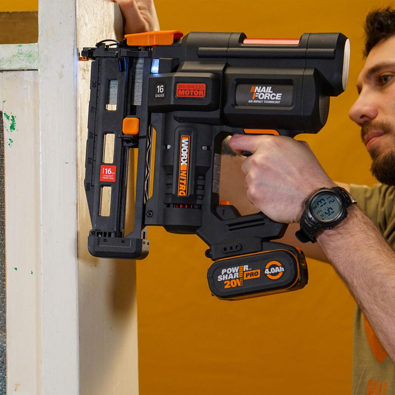 Worx Nitro 20V 16 Gauge Finish Nailer Body Only