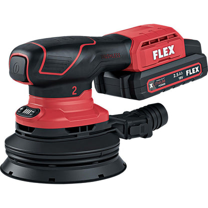 FLEX 18V 125mm ORE 2-125 Brushless Random Orbital Sander 2 x 2.5Ah