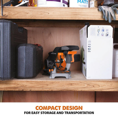 Evolution TSR210CMS 210mm Multi-Material Compound Mitre Saw 240V