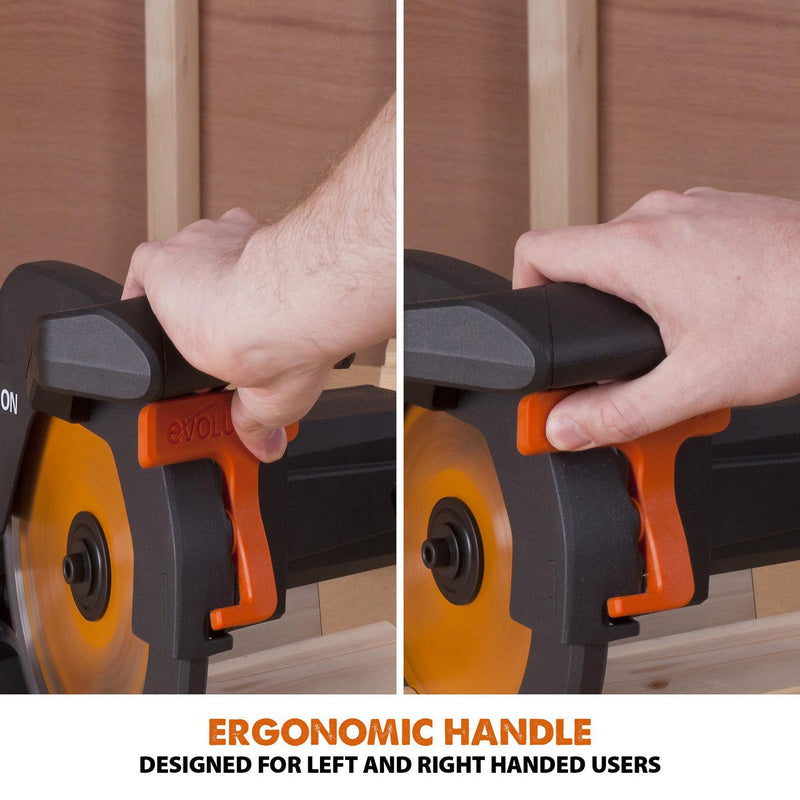 Evolution TSR210CMS 210mm Multi-Material Compound Mitre Saw 240V