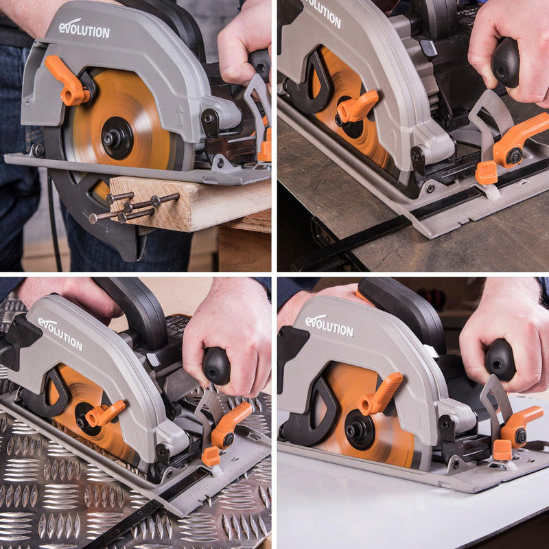 Evolution TSR165CCS Multi Material Circular Saw 165mm 240V