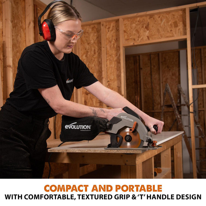 Evolution TSR165CCS Multi Material Circular Saw 165mm 240V