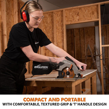 Evolution TSR165CCS Multi Material Circular Saw 165mm 240V