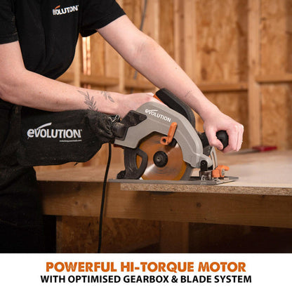Evolution TSR165CCS Multi Material Circular Saw 165mm 240V