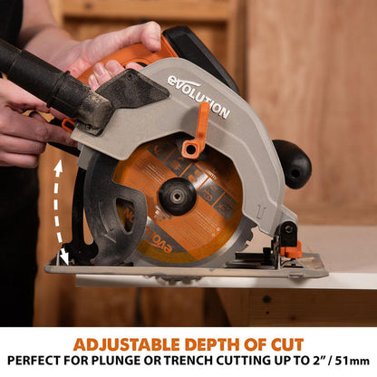 Evolution TSR165CCS Multi Material Circular Saw 165mm 240V