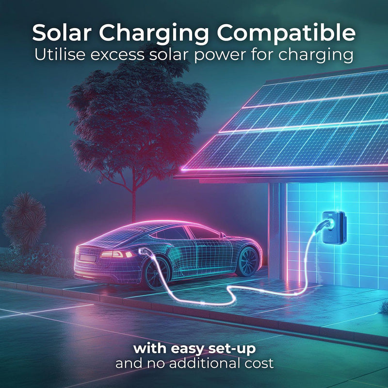 Masterplug EV Smart Wall Charger Type 2 Single Phase Socketed Mode 3 IP55 7.4kW 32A