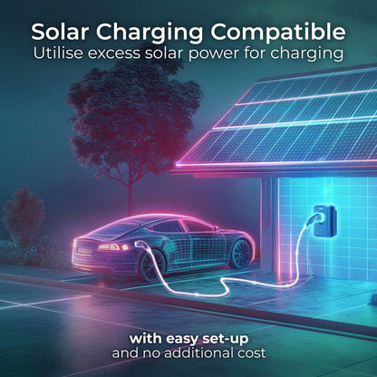 Masterplug EV Smart Wall Charger Type 2 Single Phase Tethered Mode 3 IP55 7.4kW 32A