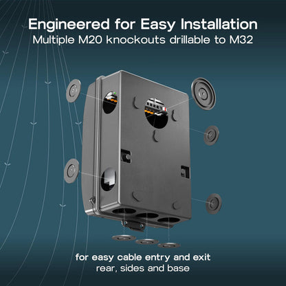 BG Sync Energy EV Charger Populated Consumer Unit 5 Way IP65 100A Main Switch 40A MCB Type 2 SPD