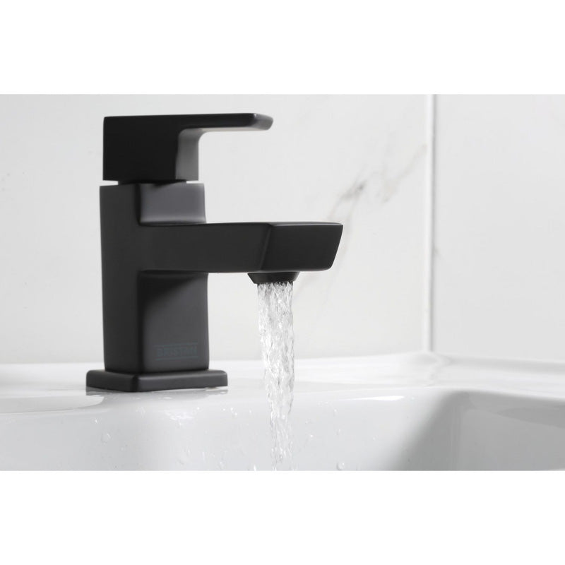 Bristan Cobalt Basin Pillar Taps Black