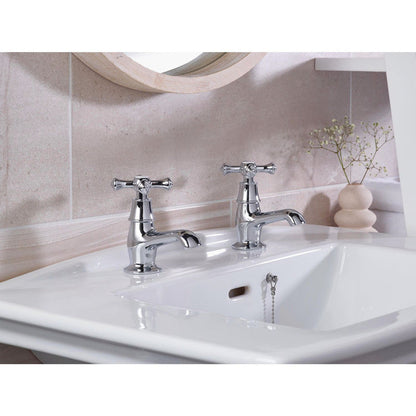 Bristan Colonial Basin Taps Chrome