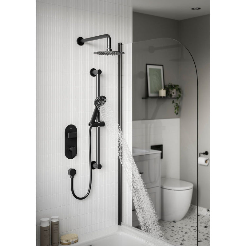 Bristan Frammento Concealed Dual Control Shower Pack Black